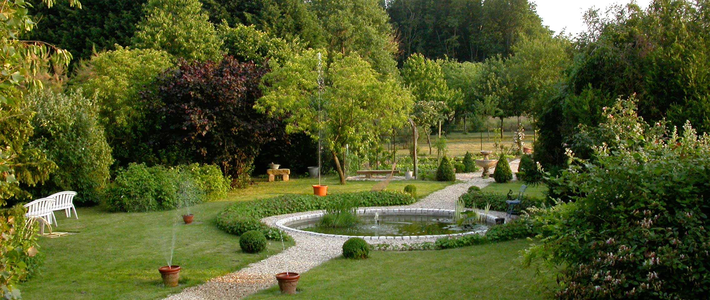 Le bassin du jardin